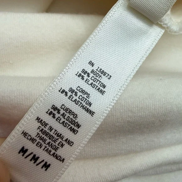 NWT SKIMS Cotton Jersey Foldover Pants -Marble Medium - Picture 10 of 11